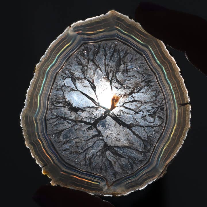 Mi Esperanza Minerals - Wholesale Spiritual Stone/Crystal - Iris Agate Slices Set of 66