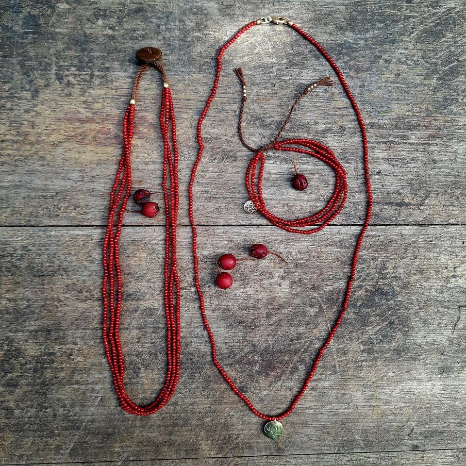 Koperberg - Wholesale Beaded Bracelet - Bracelet | White Hearts | Lotus4