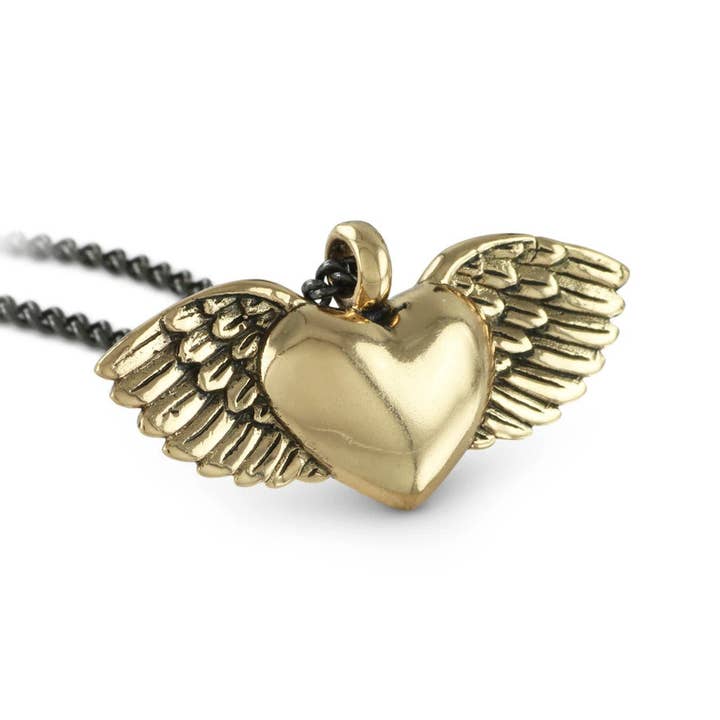 Flying Heart Ketting - Brons voor wholesale door Lost Apostle