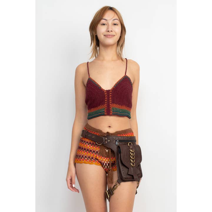 Lakhays Collection Inc. - Wholesale Belt Bag - Women's - D-ring Leaf Belt Bag