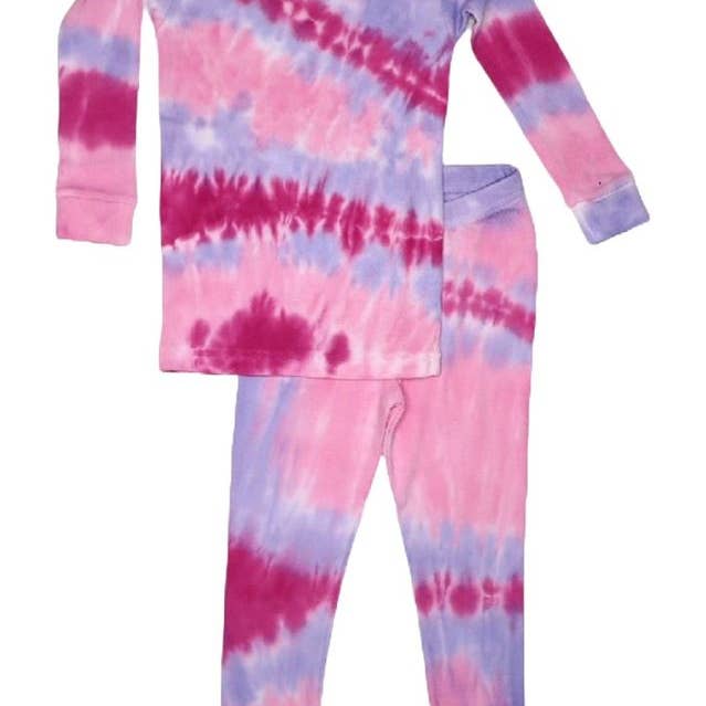 844TD-DIVA Tie Dye Pajamas for wholesale by 🤍Baby Steps and Mish Kids