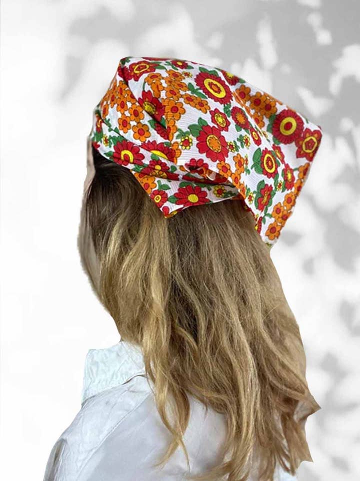 Pañuelo orgánico Flowerpower para venta al por mayor de Sustainable Susi