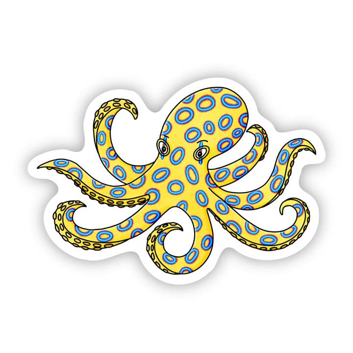 Octopus Sticker for wholesale by Big Moods