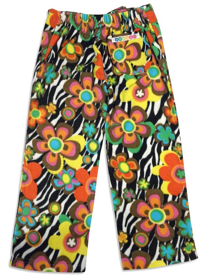 Eastern Off Price – calças de pijama - Crianças por atacado – Calça para dormir Bee Posh Girls Cozy Fleece Pijama Lounge21