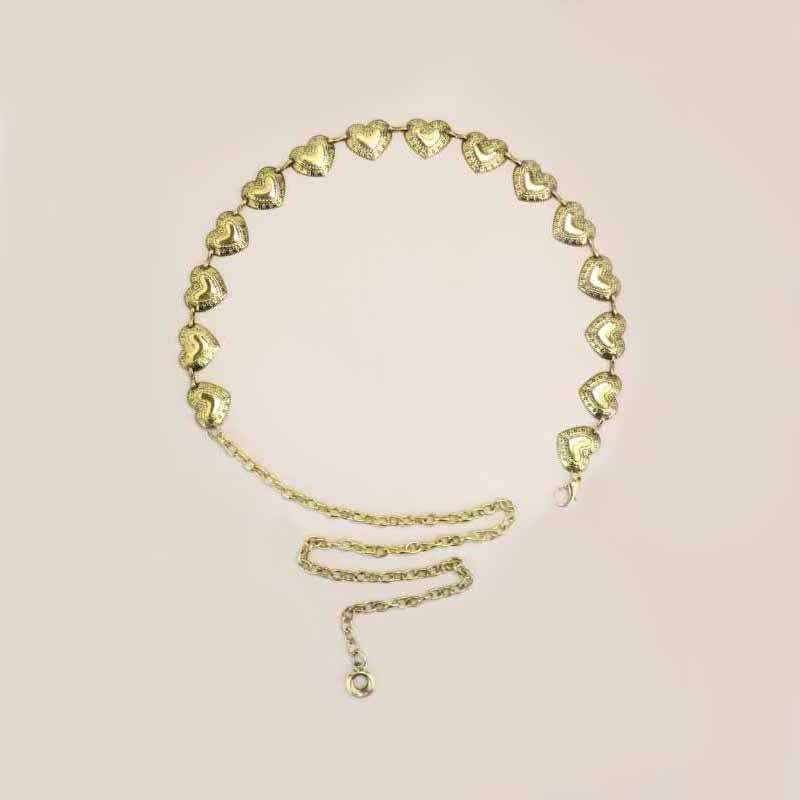 SALINA TRADING INC – Großhandel Gürtel – Damen – Metallkettengürtel mit Schmetterlings- und Herzdesign16