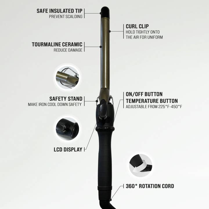 MASHELE - Wholesale Curling Iron/Wand - 19mm Small Wand Hair Curler5