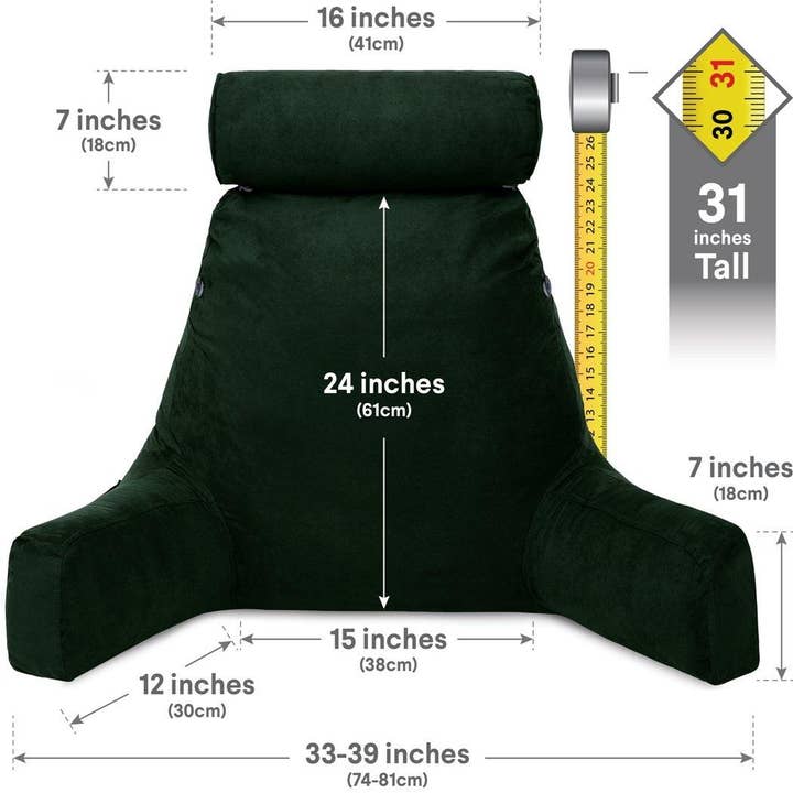 Husband Pillow - Wholesale Bedding pillow - XXL Husband Pillow Aspen Edition Backrest Pillow with Memory Foam46