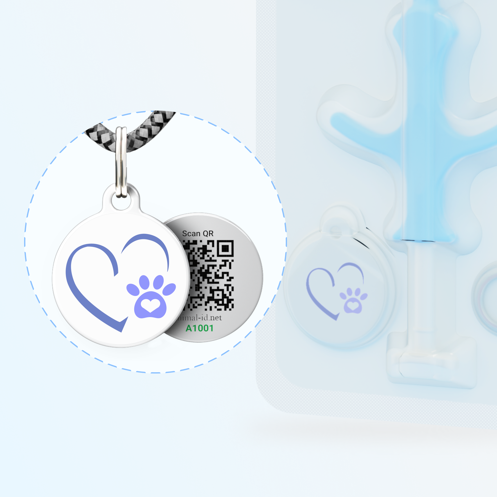 Animal ID - Wholesale Pet Identification Tag - Cat/Dog - Pet MINI Microchip Kit  with Temperature Biosensor4