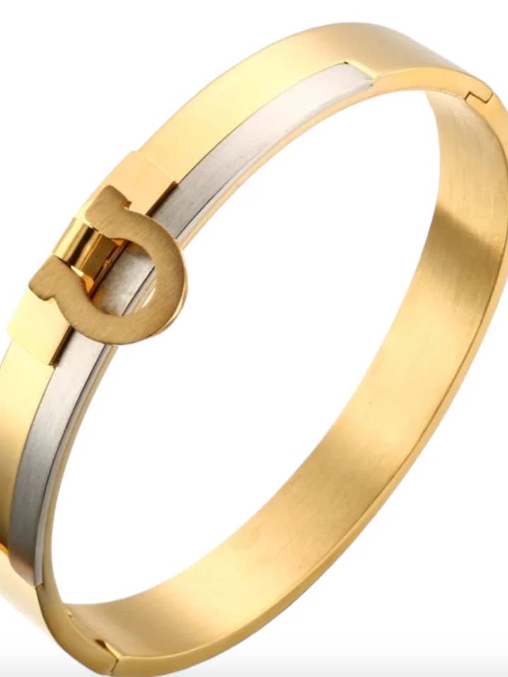 Reitarmreif-Armband-Manschette - Edelstahl - Wasserdicht für den Großhandel von HoopLa