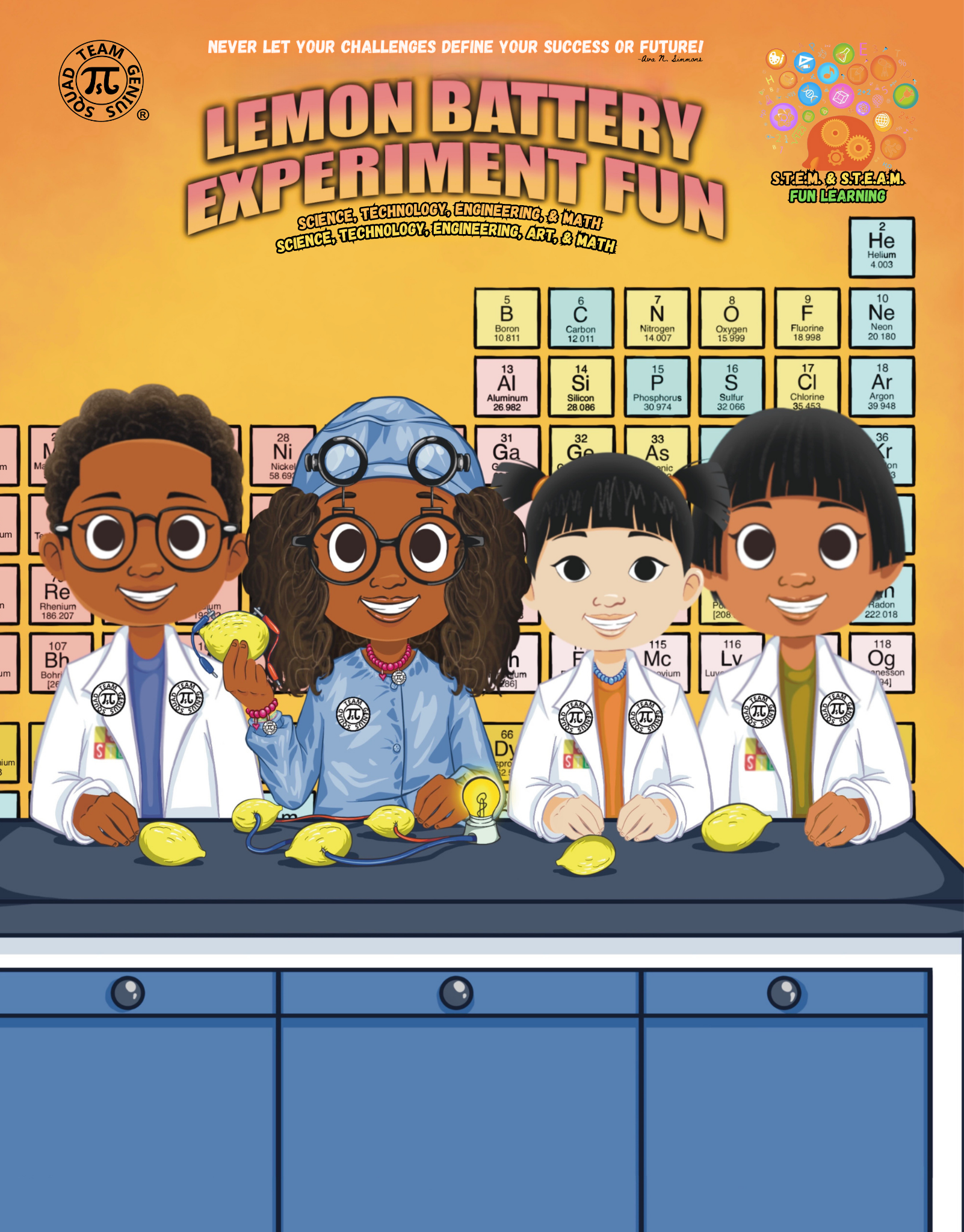 Team Genius Squad - Wholesale Puzzle - Kids - Team Genius Squad STEM Puzzle 4-Pack – Learn, Build, and Be a Certified Genius!2