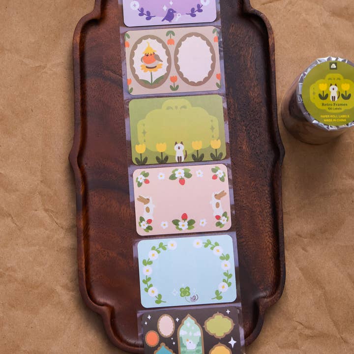 Thousand Skies - Wholesale Washi Tape - Paper Roll Labels - Retro Frames1