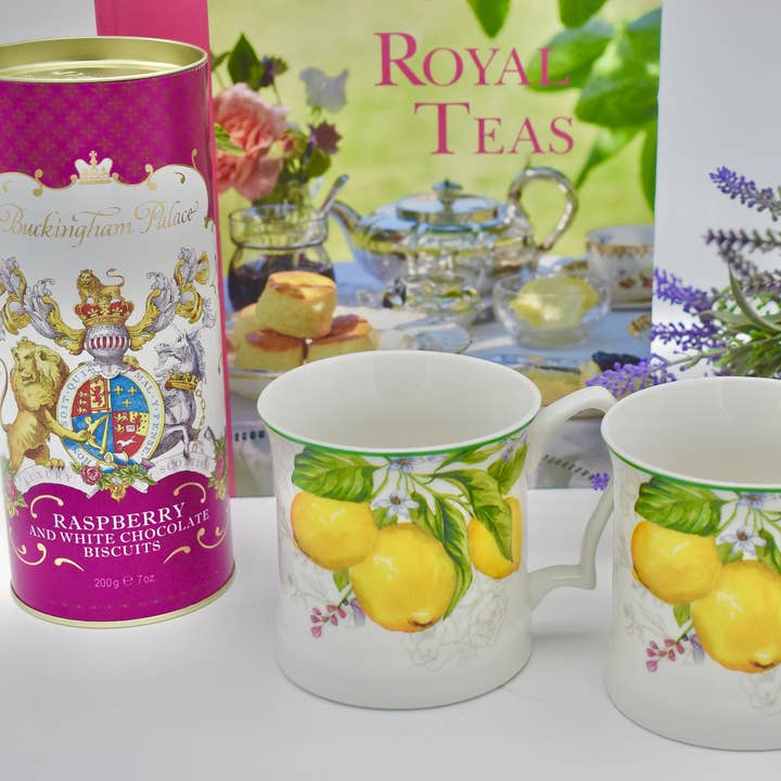 Tasse mit gelben Zitronen an der Amalfiküste, 325 ml, Italien für den Großhandel von All Little Cute Things