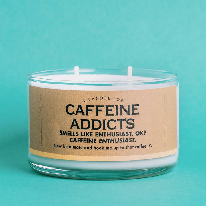 Whiskey River Soap Co. - Wholesale Jar/Filled Candle - A Candle for Caffeine Addicts | Funny Candle