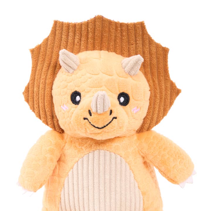 ZippyPaws - Wholesale Pet Toy - Dog - ecoZippy Dinoz - Triceratops2