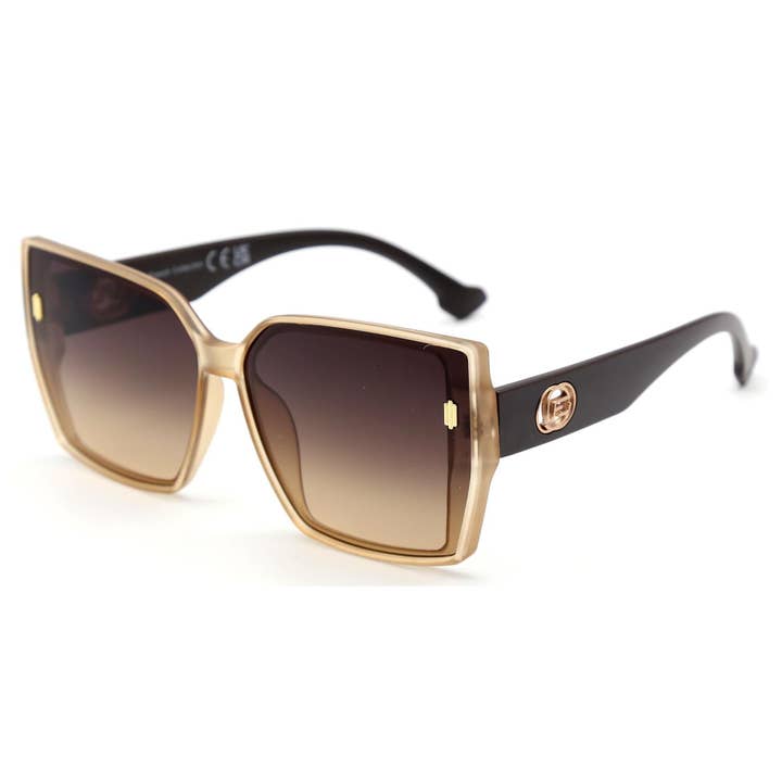 Dynasol Eyewear – wholesale Solglasögon - Dam – Klassiska fjärilsformade fyrkantiga solglasögon i plast