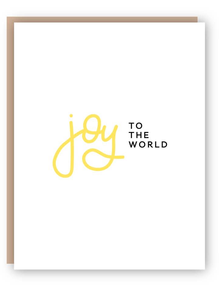 JOY TO THE WORLD for wholesale by Notes Speak