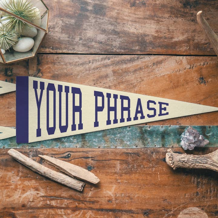Benoit's Design Co. - Wholesale Sign - Custom Varsity Felt Pennant