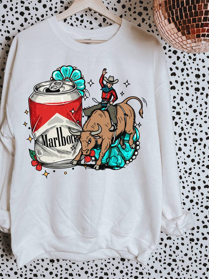 Gunpowder and Glam Boutique - Wholesale Graphic Sweatshirt - Women's - Cowboy Cluster Tee or Crewneck1