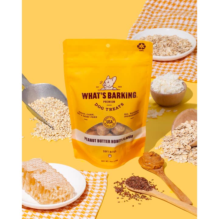 Peanut Butter Honey Dog Treats, 6oz Case and other Purchase Wholesale large pine bark nuggets. Free Returns & Net 60 Terms on Faire trending on Faire.