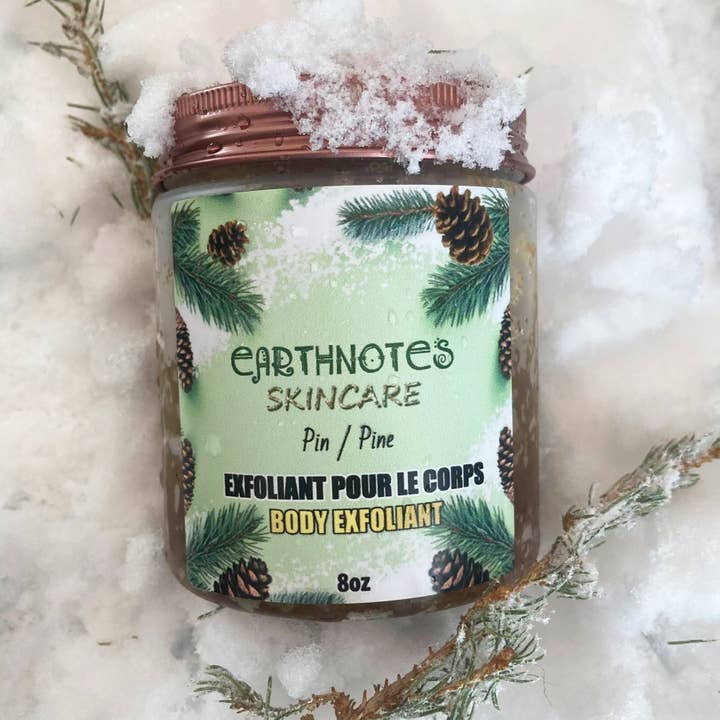 Pine Body Exfoliant for wholesale by Earthnotes Skincare