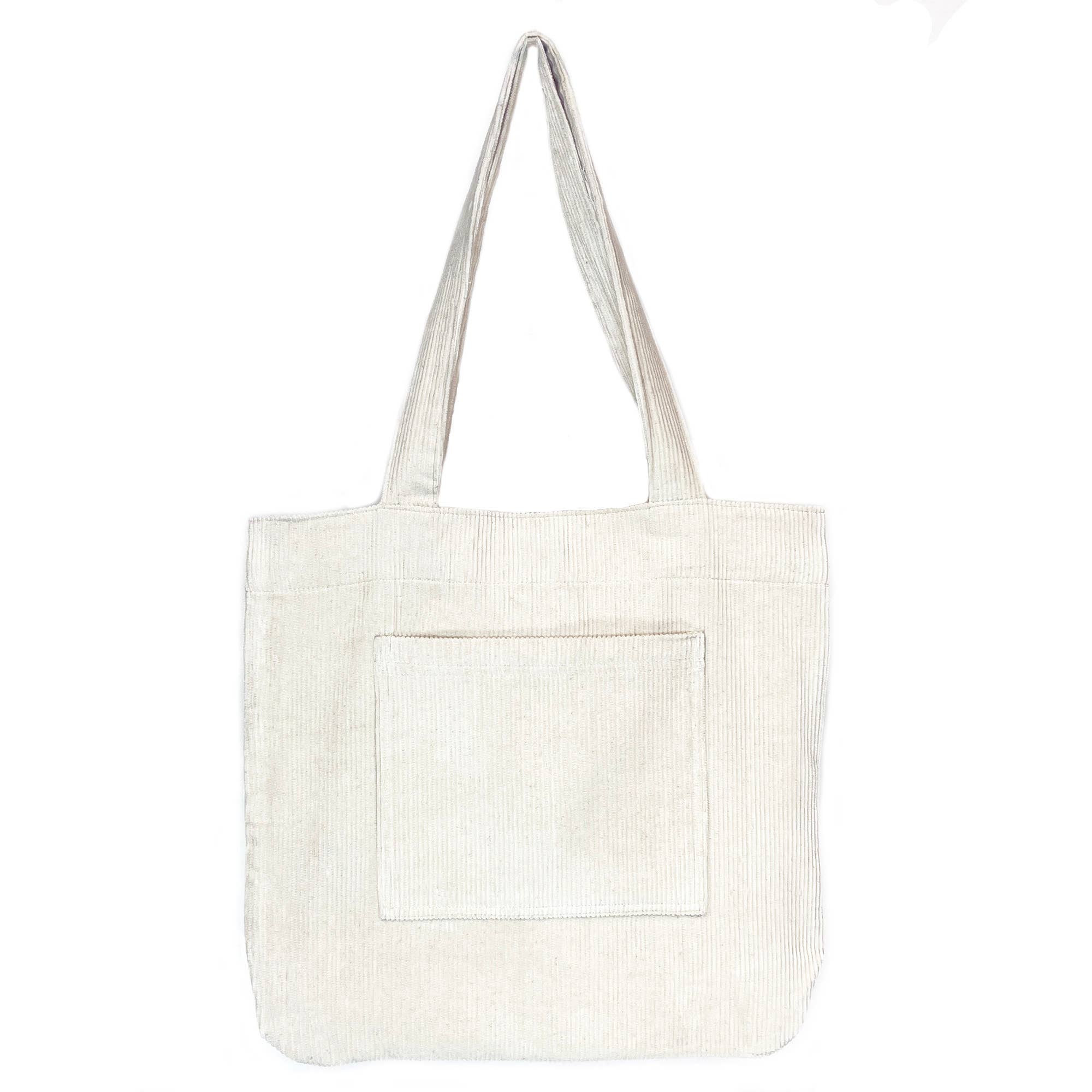 Anju Jewelry – Großhandel Tragetasche – Damen – Cord-Tote mit Fronttasche – verschiedene Farben3