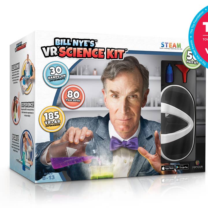 Abacus Brands, Inc. - Wholesale Toy Set - Kids - Bill Nye's VR Science Kit - Virtual Reality Science Set
