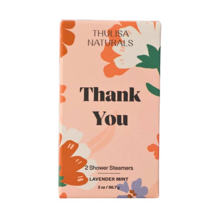 Shower steamers | Lavender mint | 2 pack Stocking Stuffer for wholesale by Thulisa Naturals | Bath + Body