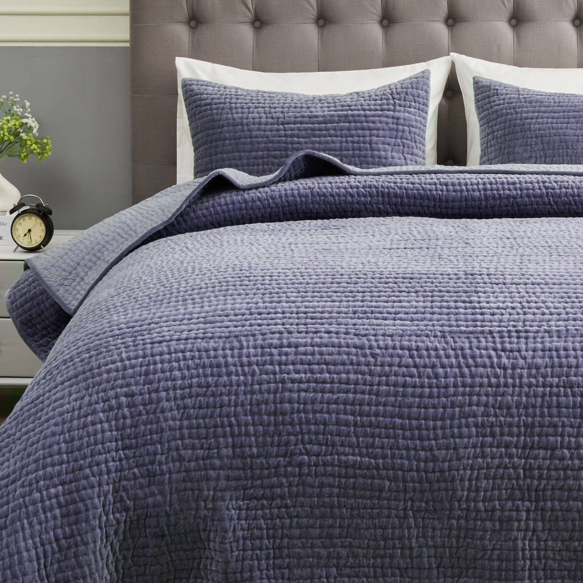 Mélange Home - Wholesale Quilt - Tamara Velvet Quilt Set4