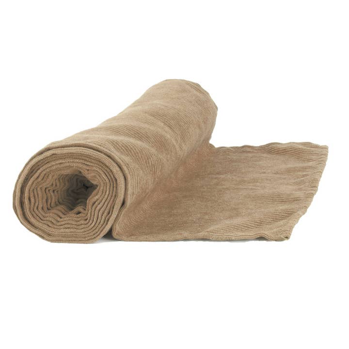 GREGE RIBBET FLØJL BORDLØBER 300X30CM for engroshandel hos Tim&Puce Factory