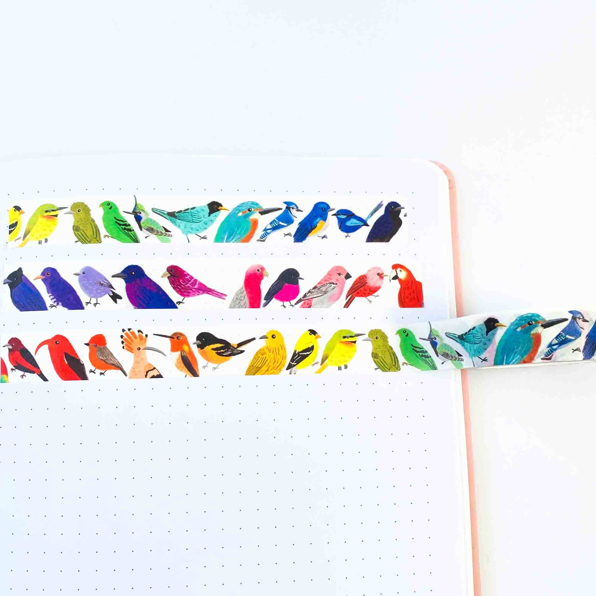 Sarah Frances – wholesale Washi tape – Bird Rainbow Washi Tape2