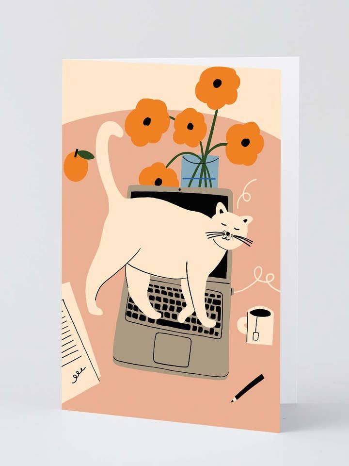 Tarjeta artística «Stop Working» para venta al por mayor de Wrap (US duties paid)