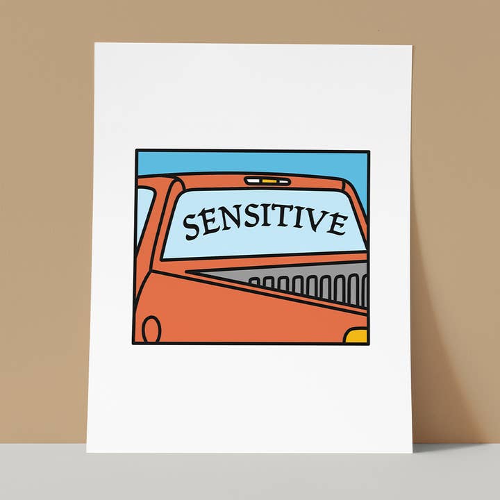 Sensitive Truck Print for wholesale by Holden Mesk