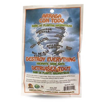 Green Tree - Wholesale Bath Salts - Destroy Everything Aromatic Herb Bath