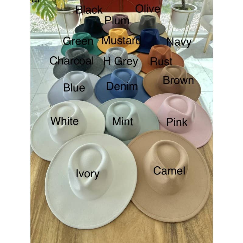 Bella Betty - Vente Chapeau en feutre – unisexe - Chapeau de rancher en feutre végétalien à large bord, tendance classique, le plus vendu9