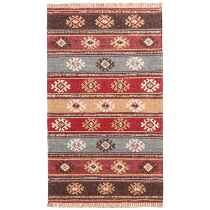 Namaste – Großhandel Teppichvorleger – Zanskar Indischer Kelim Teppich 75 x 120 cm