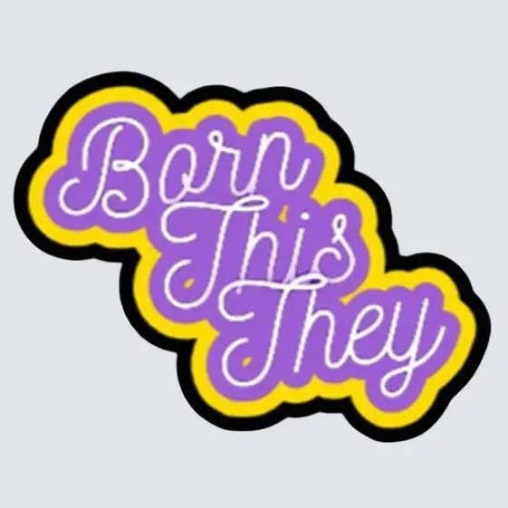 Own Your Pride - Wholesale Sticker - Born This Way Non-Binary Sticker2