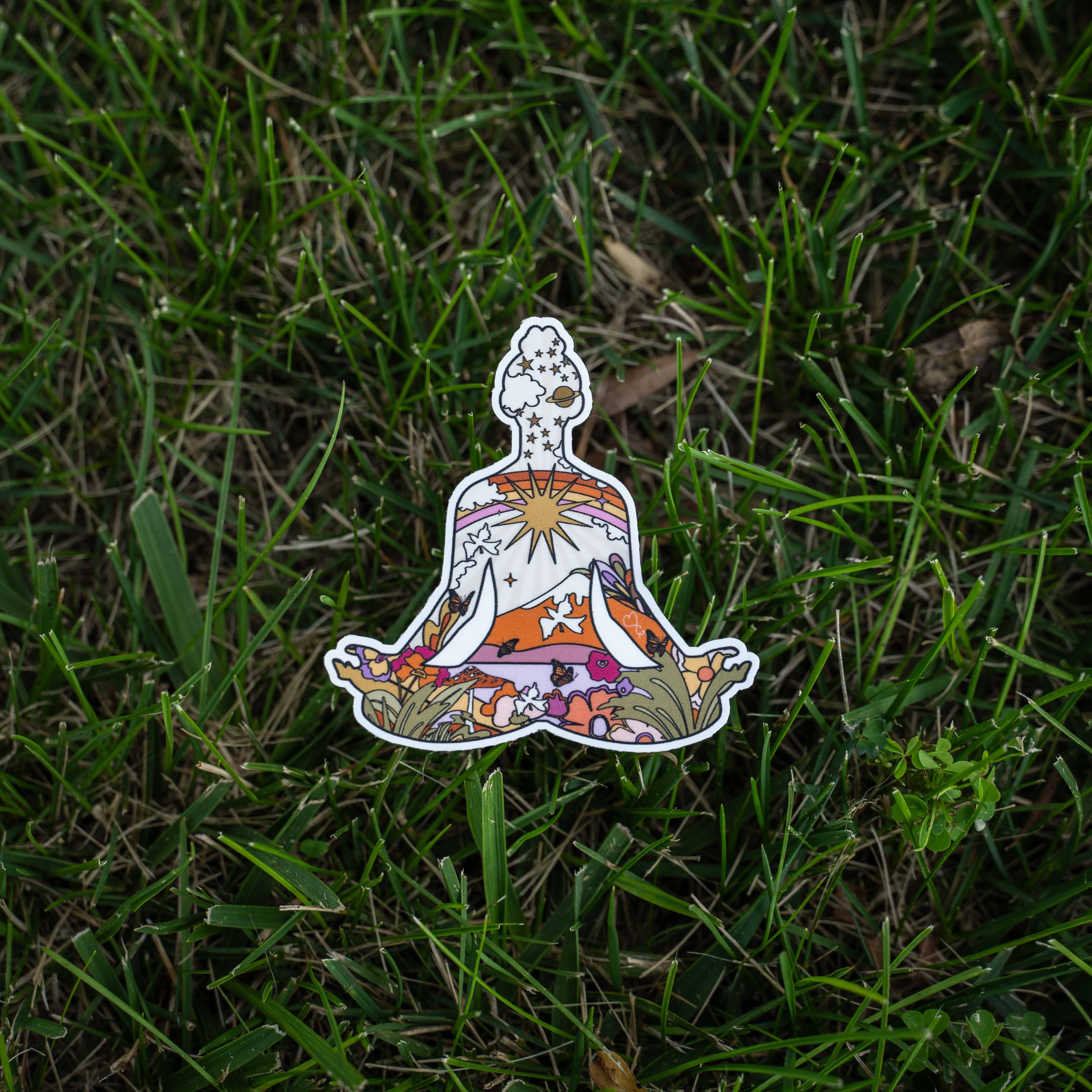 Hey Bear Outdoors - Wholesale Sticker - Yoga In Nature Sticker1