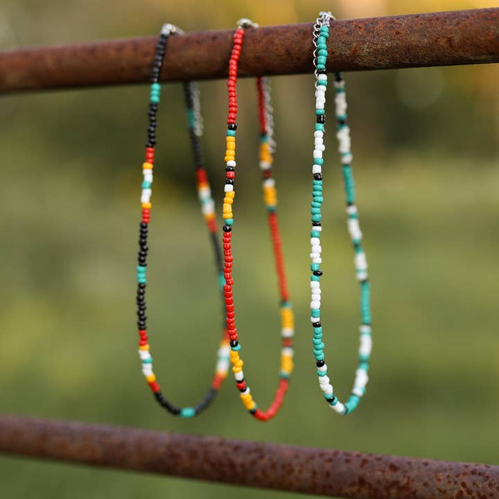 Buckin’ Boujee - Wholesale Choker/Collar - Western Beaded Choker Necklace