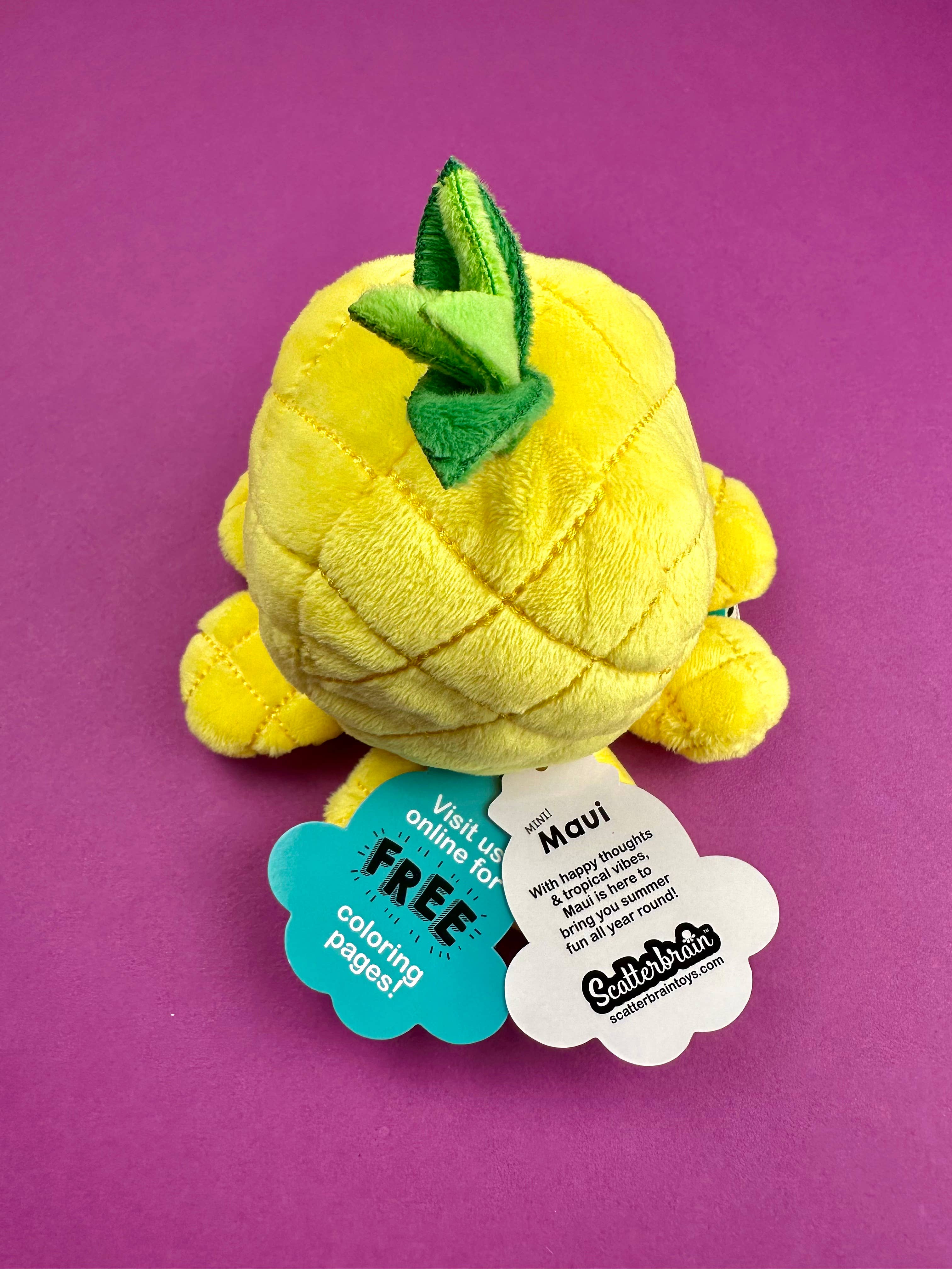 Scatterbrain - Wholesale Stuffed/Plush Toy - Kids & Baby - MINI Maui the Pineapple - Pineapple Octopus Plush Toy2