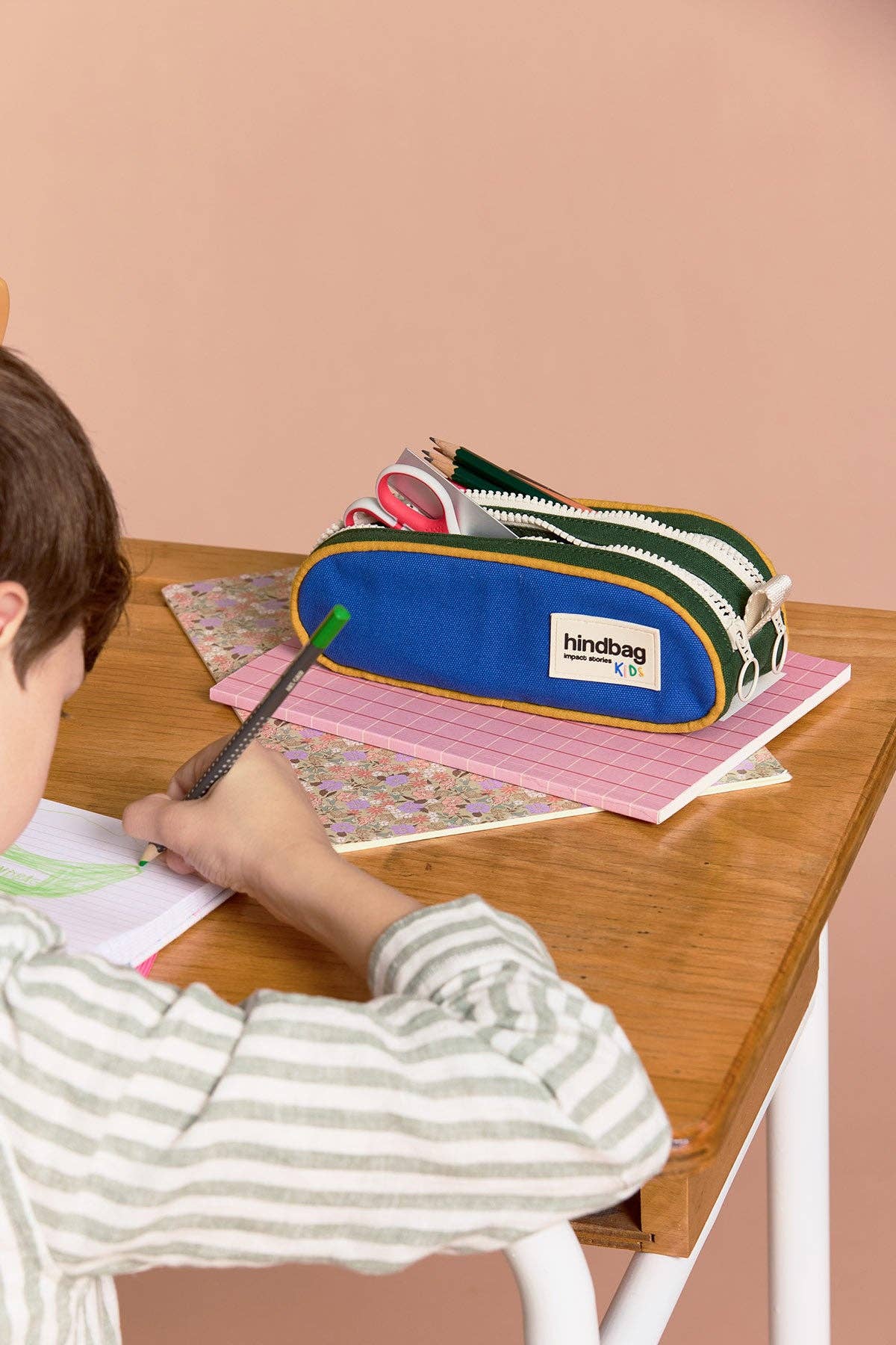 Hindbag - Wholesale Pencil Case/Pouch - Malo Tricolor Kit Electric Blue