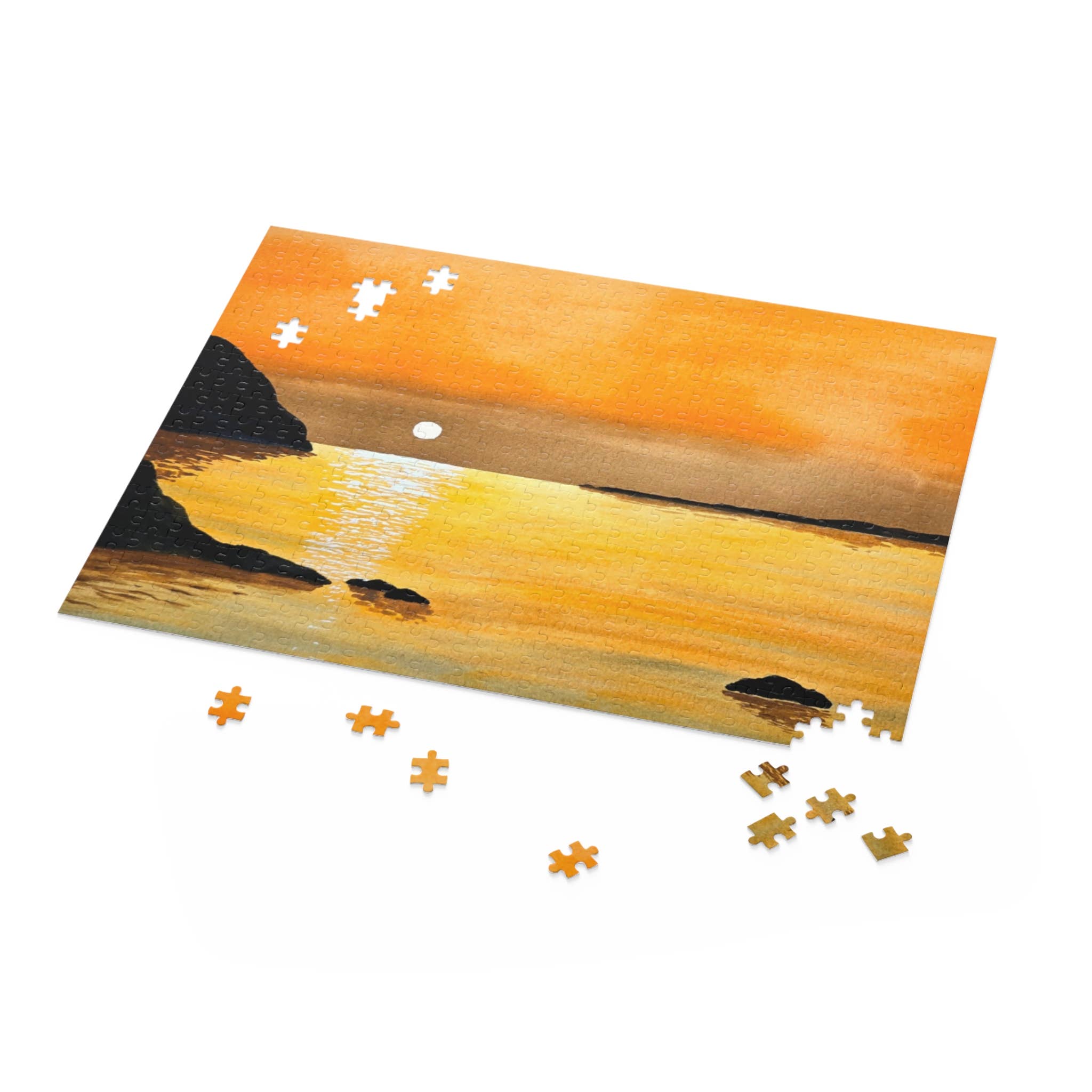 SanBCreative - Wholesale Puzzle - Adult - Coastal Calm Jigsaw Puzzle Bundle (2 × 500-Piece Puzzles)5