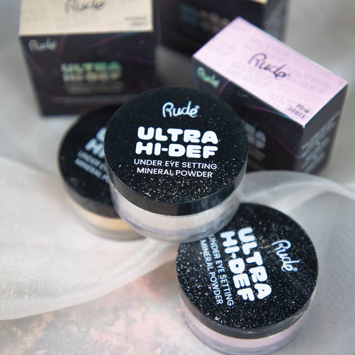Rude Cosmetics - Wholesale Makeup Setting Spray/Powder - Ultra High Definition Under Eye Setting Mineral Powder