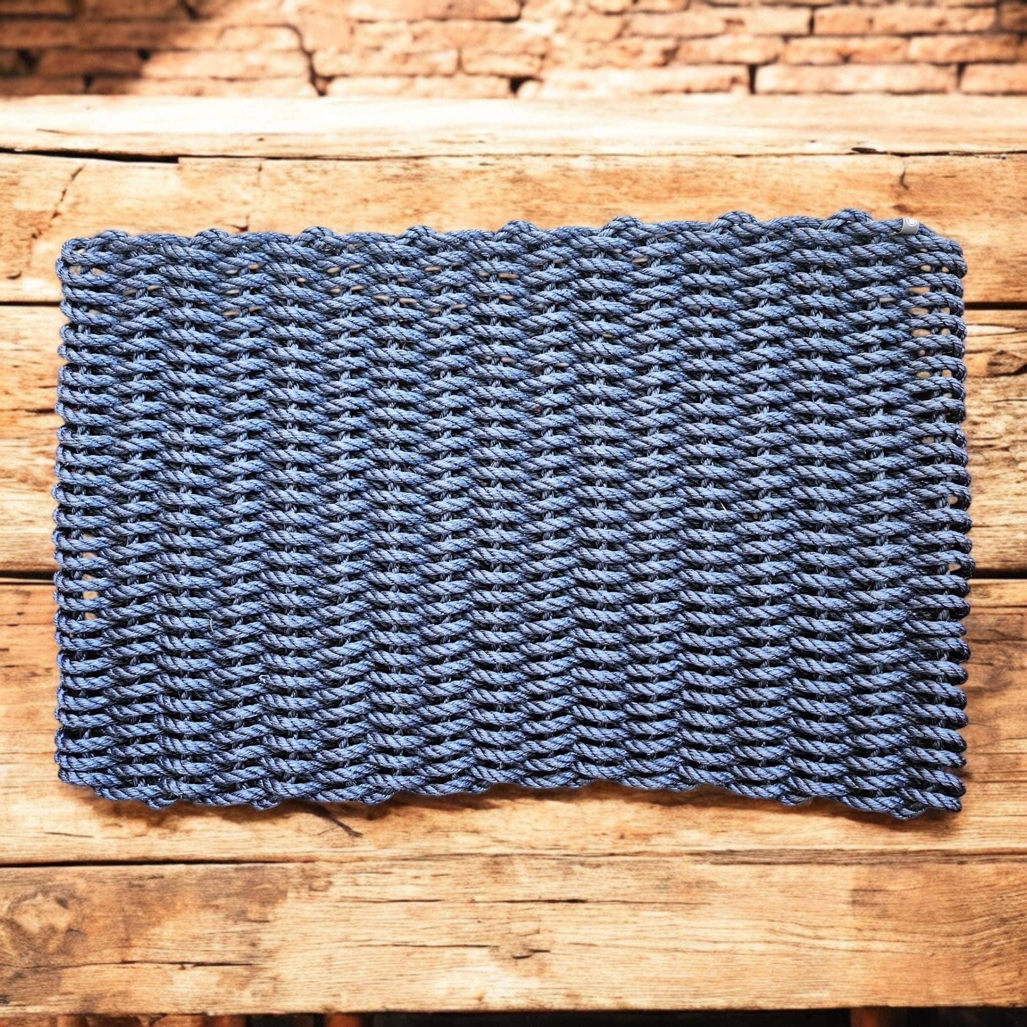 Maine Rope Mats - Wholesale Door Mat - 966 The "Original" Handcrafted Woven Maine Lobster Rope Door Mat, Solid Color Selections4