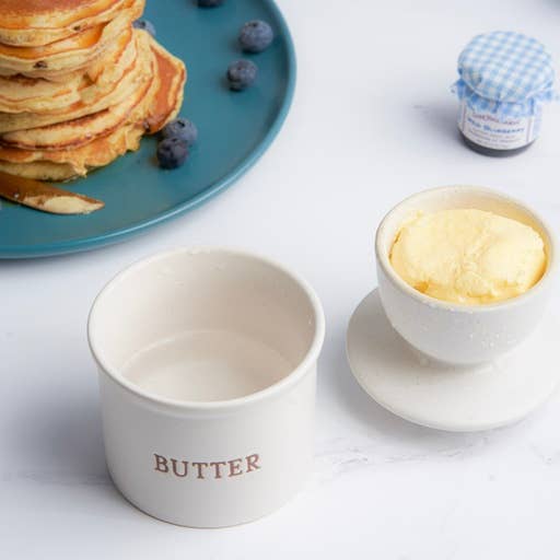 Kook - Wholesale Butter Dish - Kook French Butter Keeper Dish, Ceramic