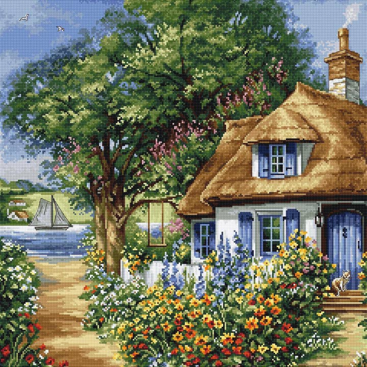 Broderikit Luca-S - Sommarlandskap, BU5000 för wholesale av Luca-S