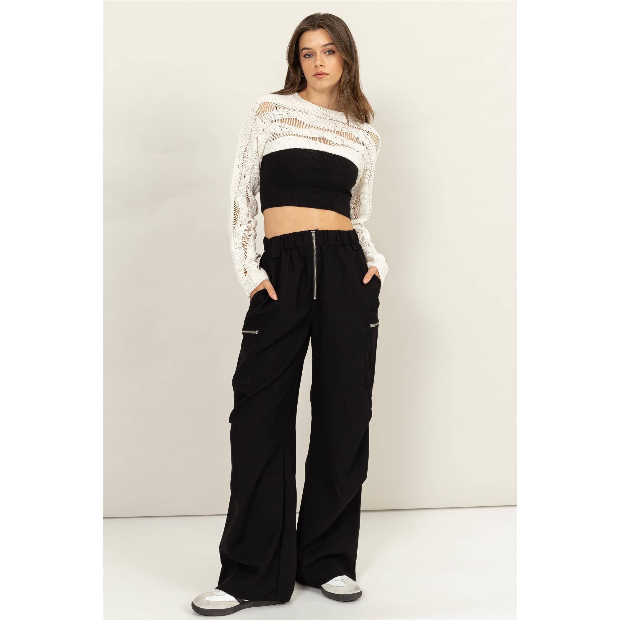 HYFVE - Wholesale Knit Sweater - Women's - Open Knit Shrug Sweater20