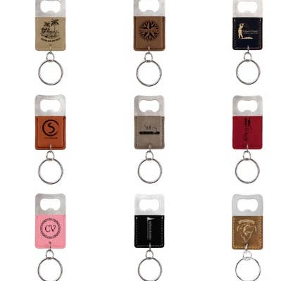 Embellish My Heart - Venta al por mayor Llavero - Unisex - Llaveros abrebotellas de piel sintética grabados personalizados