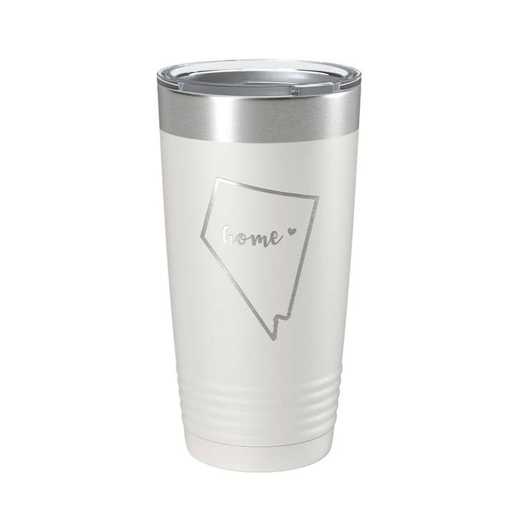 Nevada Tumbler Home Estado Caneca de Viagem Isolada a Laser Mapa Coffee Coffee Cup 20 oz por atacado de CarveBright