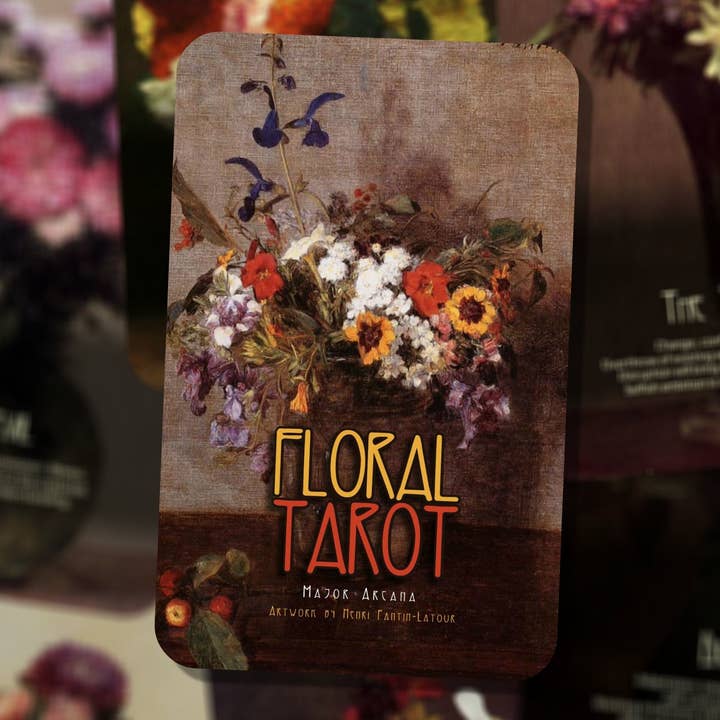 Ibiza Tarot USA - Wholesale Tarot Cards - Floral Tarot - Major Arcana - Henri Fantin-Latour art