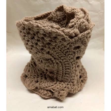 Sjal fri form - 150 cm - nr 1 för wholesale av Chez XYZ association artistique